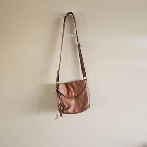 The Sak Womens Leather Silverlake Crossbody Bag  with Adjustable Strap